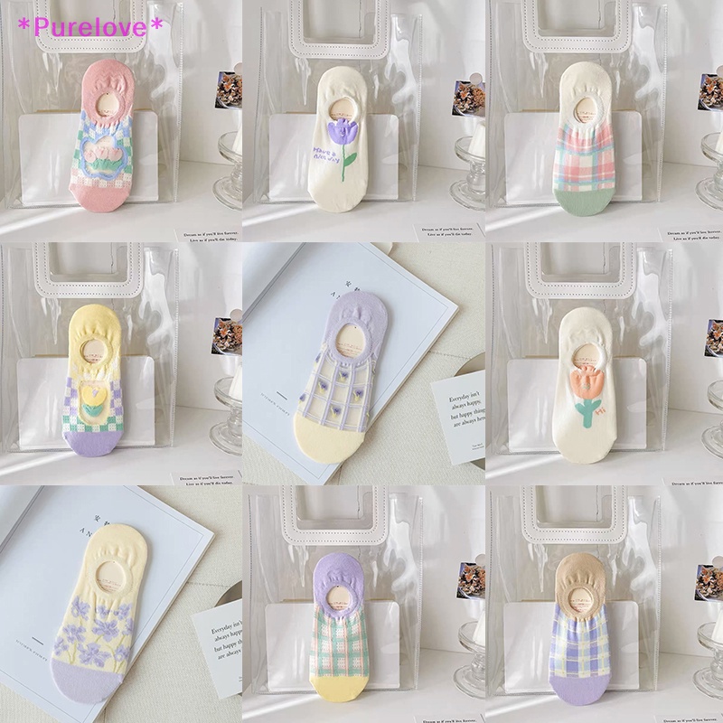 Vớ Thuyền Bằng Silicon Thoáng Khí Chống Trượt Dành Cho Nữ Mới