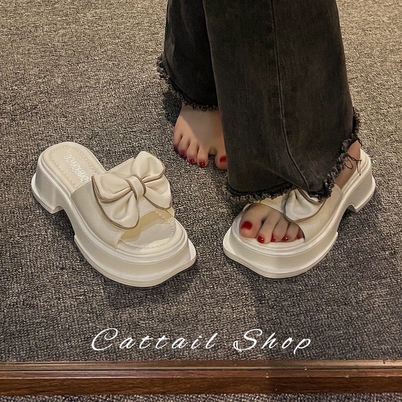 Cattail dép dép nữ sandal nữ dép bánh mì nữ dép bánh mì Chống Trượt 052501