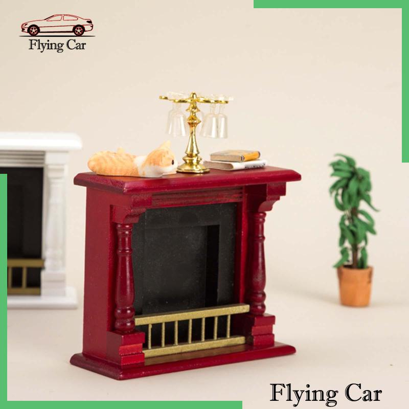 Mô Hình Lò Sưởi Trang Trí Tiểu Cảnh Phòng Ngủ Tỉ Lệ 1 / 12