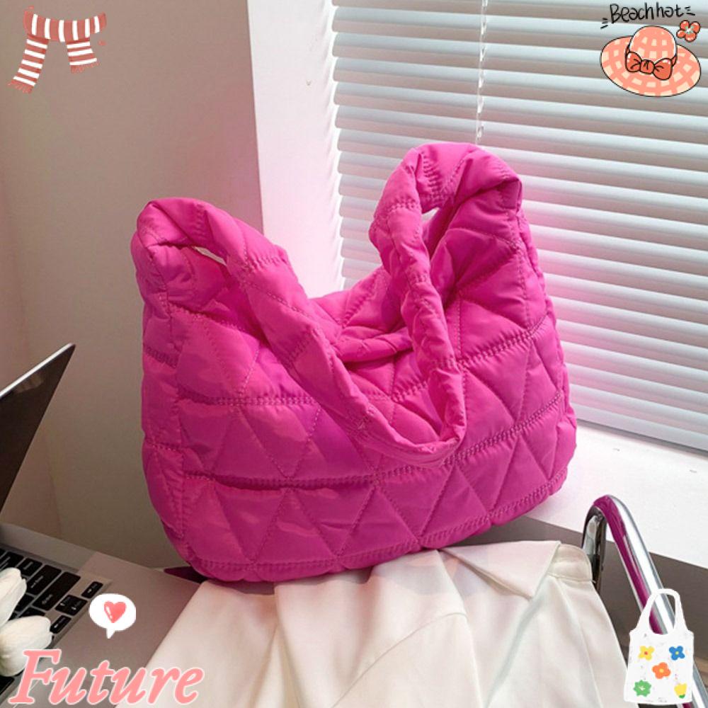 Túi Xách Đeo Vai Đệm Bông Thời Trang Mùa Đông Sành Điệu