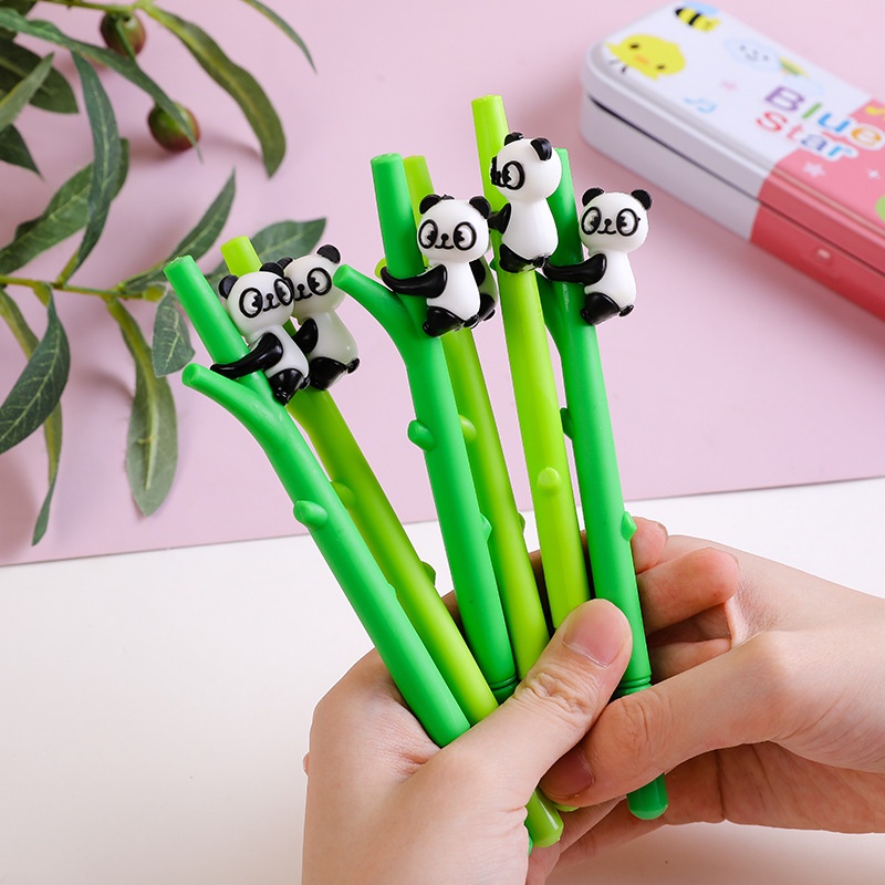 1 Bút Mực Bằng Tre Hình Gấu Trúc Sáng Tạo