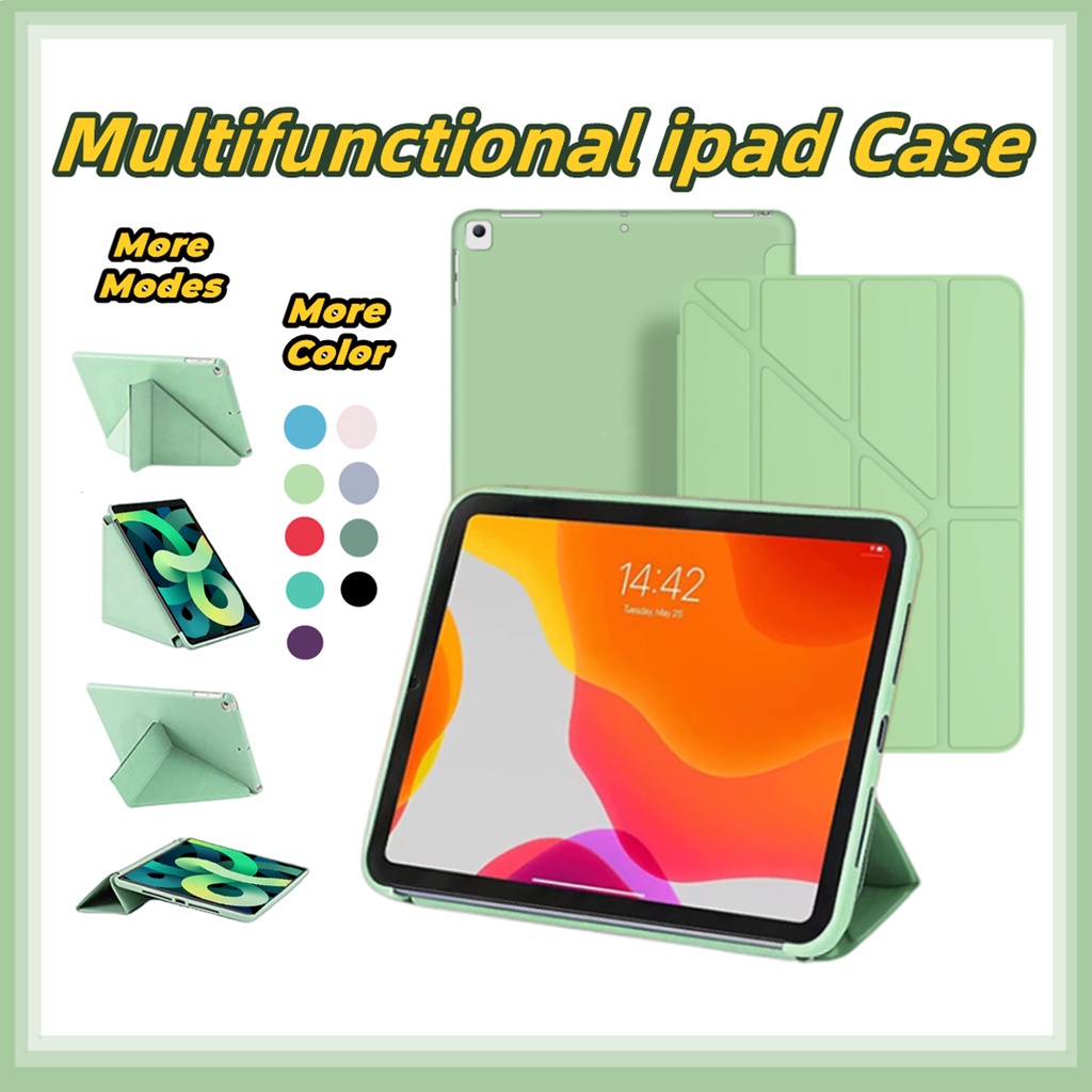 Bao Da Máy Tính Bảng PU Nắp Lật Nam Châm 5 Trong 1 Cho iPad 10.2 '' iPad 7th / 8th / 9th Gen 10.9 '' Air4 / Air5 2021 / 2020 Pro 11 '' Mini456 9.7 "