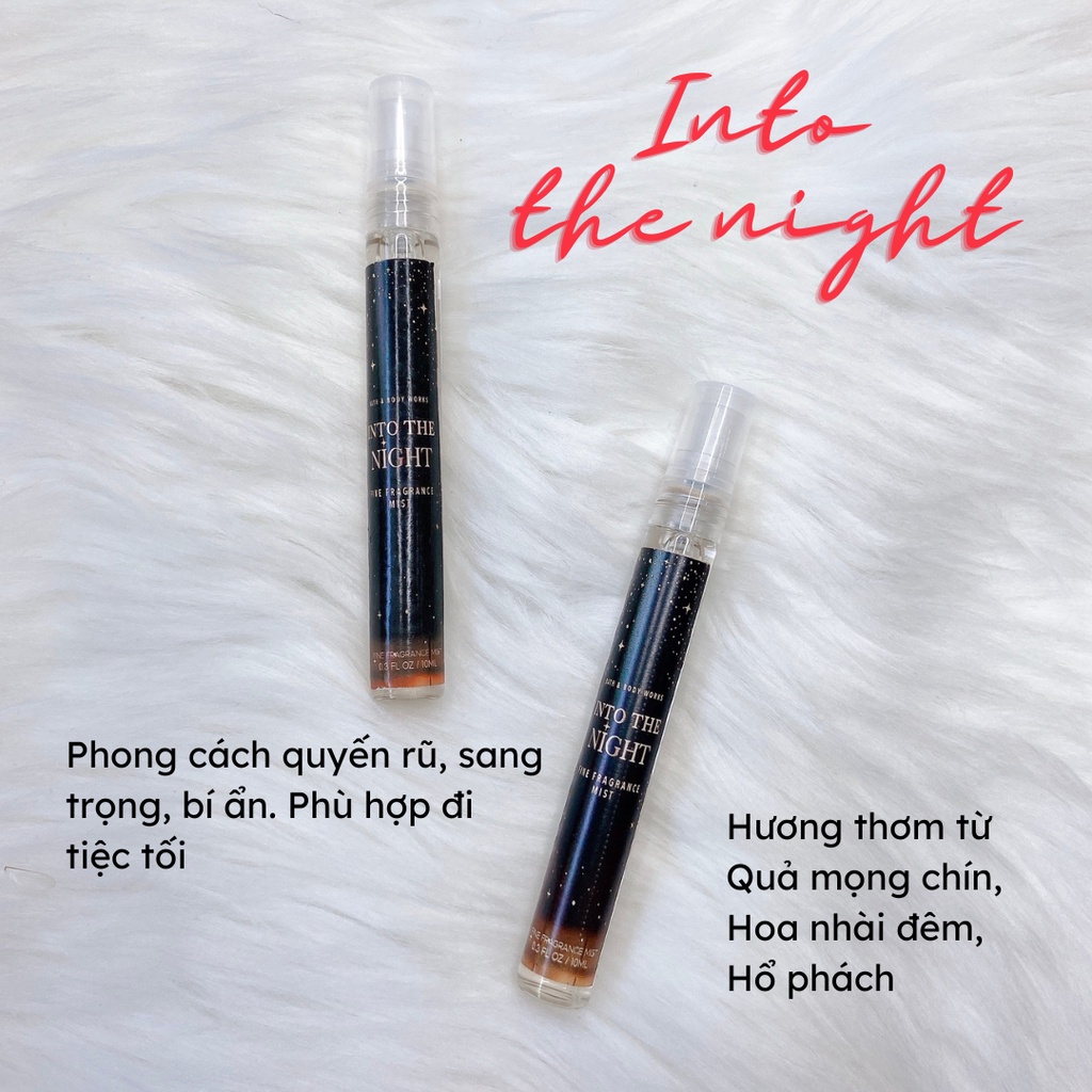 Body Mist Bath and Body Works 10ML Xịt Thơm Toàn Thân