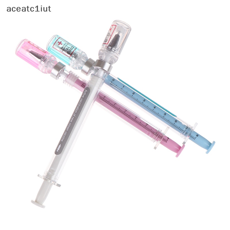 Ống tiêm hình dạng đặc biệt văn phòng phẩm dễ thương 0.5mm Văn Phòng TrườNg Học cung cấp Bút gel mới