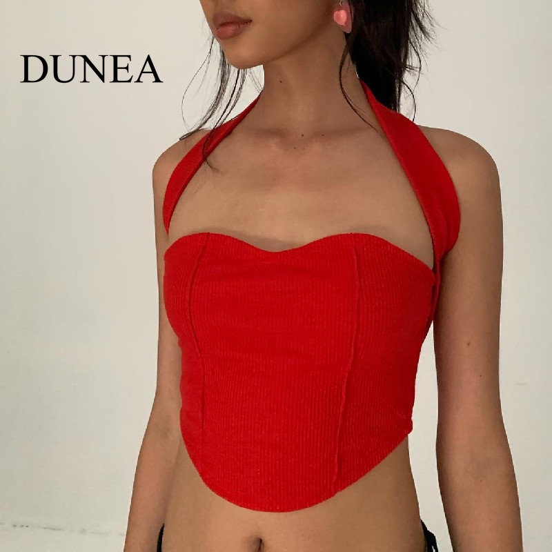 Dunea Áo Tank Top Hai Dây Gợi Cảm Cho Nữ
