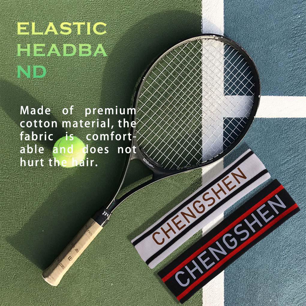 Băng Đô Quấn Đầu Vải Cotton Co Giãn Chống Trượt In Chữ Phong Cách Thể Thao Cho Nam