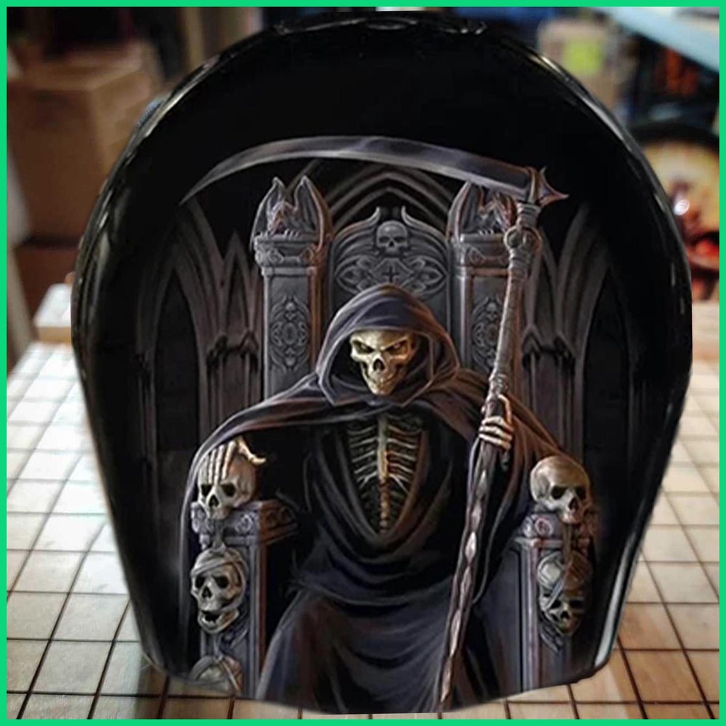 Vỏ Bọc Bảo Vệ Còi Xe Máy Hình Đầu Lâu Độc Đáo Trang Trí Cho jiwvn