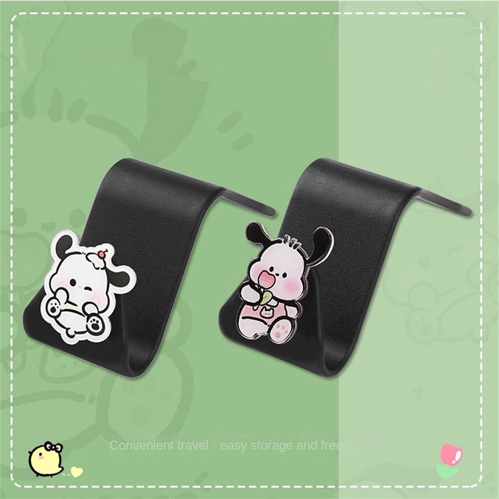 SANRIO Set 00 Móc Treo Đồ Tự Dính Hình Cinnamoroll Kuromi Hoạt Hình Đáng Yêu Sáng Tạo Trang Trí Nội Thất Xe Hơi