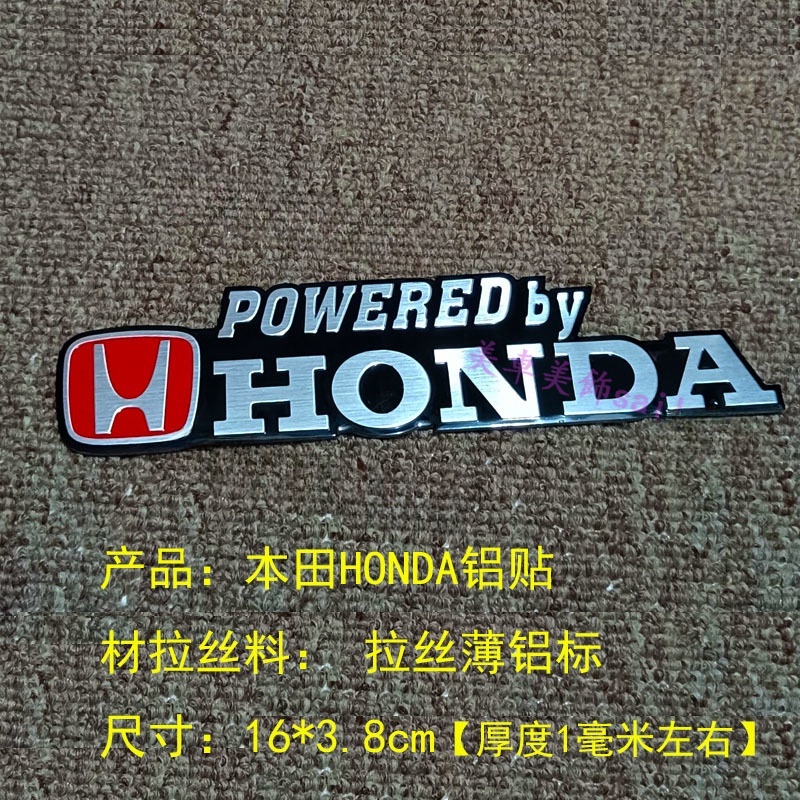 FENDER Logo Dán Trang Trí Xe Hơi Honda Accord Fit Civic CRV Versace