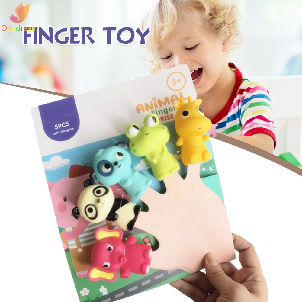 Đồ Chơi Con Rối Đeo Ngón Tay Hình Động Vật Dễ Bắt Cho Trẻ Em