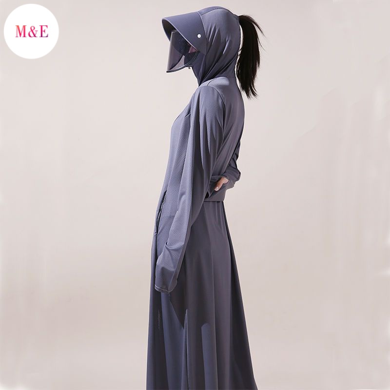 M &amp; E Áo Khoác Chống Nắng Chống Tia Cực Tím Phong Cách Mới 2023 Phong Cách Mới Bảo Vệ Toàn Thân Dành Cho Bạn Nữ Mặc Ngoài Trời 202