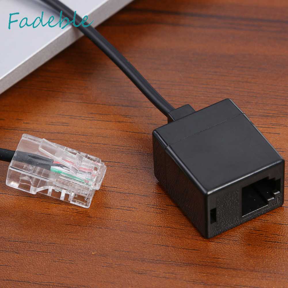 Cáp ChuyểN ĐổI Âm Thanh RJ45 8P8C ĐầU CắM Sang Lỗ CắM RJ11 6P4