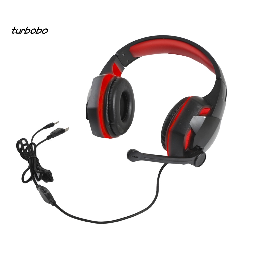 Tai Nghe Chơi Game Có Dây Chống Ồn Hiệu Ứng Ánh Sáng turbobo G2000