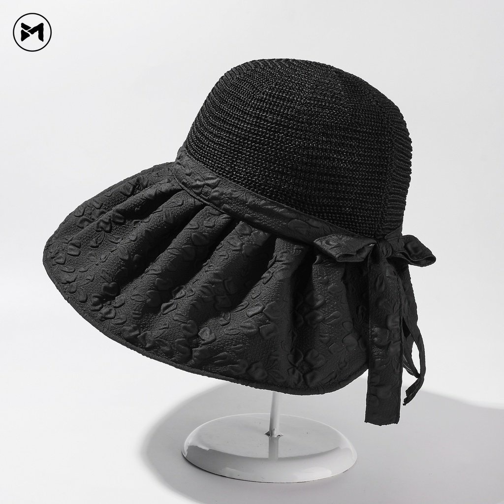 Nón Vành Rộng Thoáng Khí Dập Nổi Ba Chiều Phong Cách Hàn Quốc Hàng Mới 2023