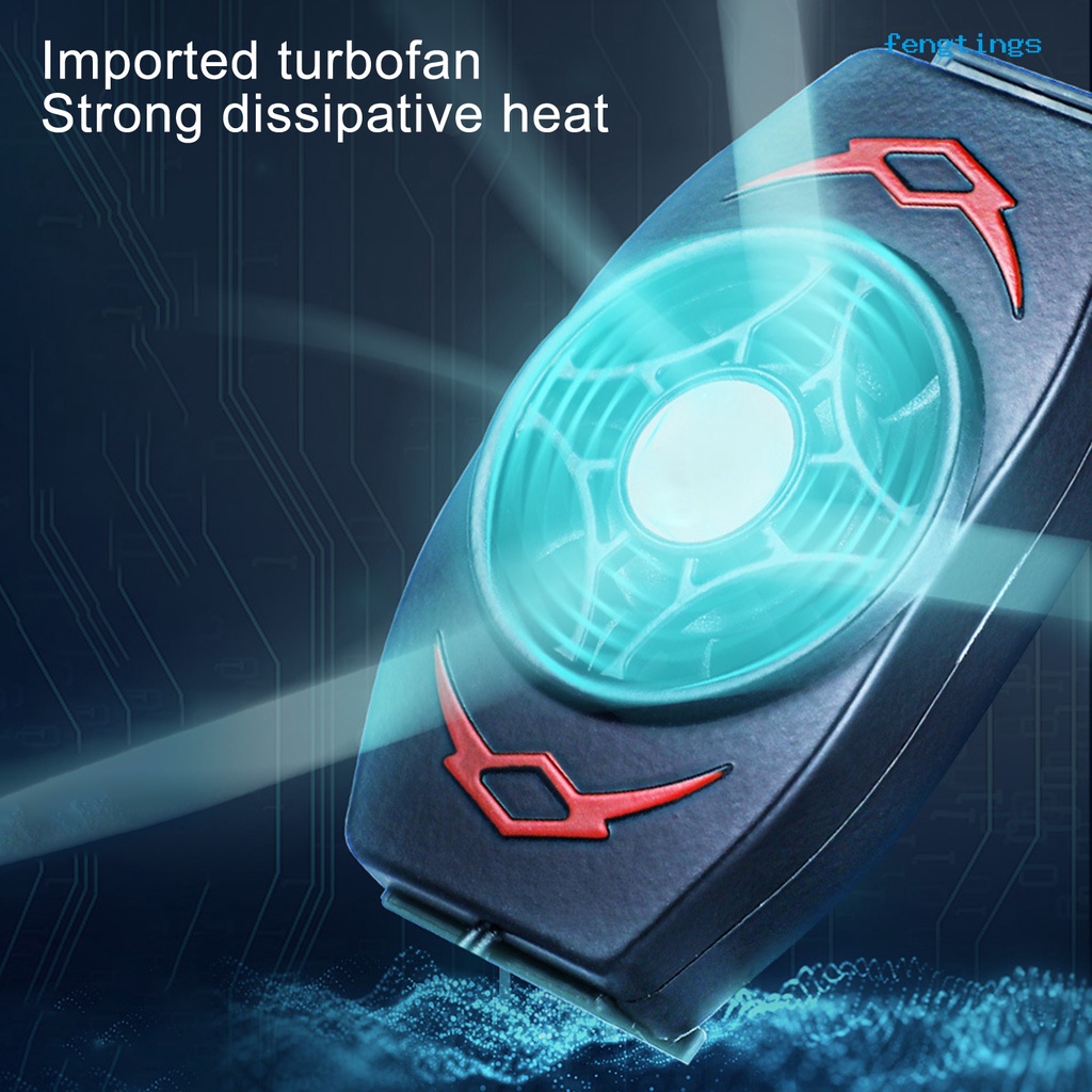 Quạt Tản Nhiệt 7 Cánh X13 Thiết Kế Nhỏ Gọn Kèm Giá Đỡ Tiện Dụng Cho Live Streaming