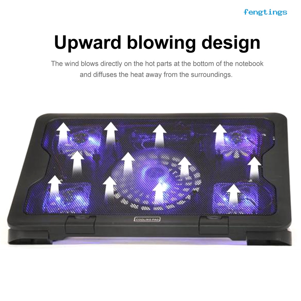 Đế Tản Nhiệt Làm Mát Laptop 5 Mức Điều Chỉnh 40kg 40kg Không Gây Tiếng Ồn