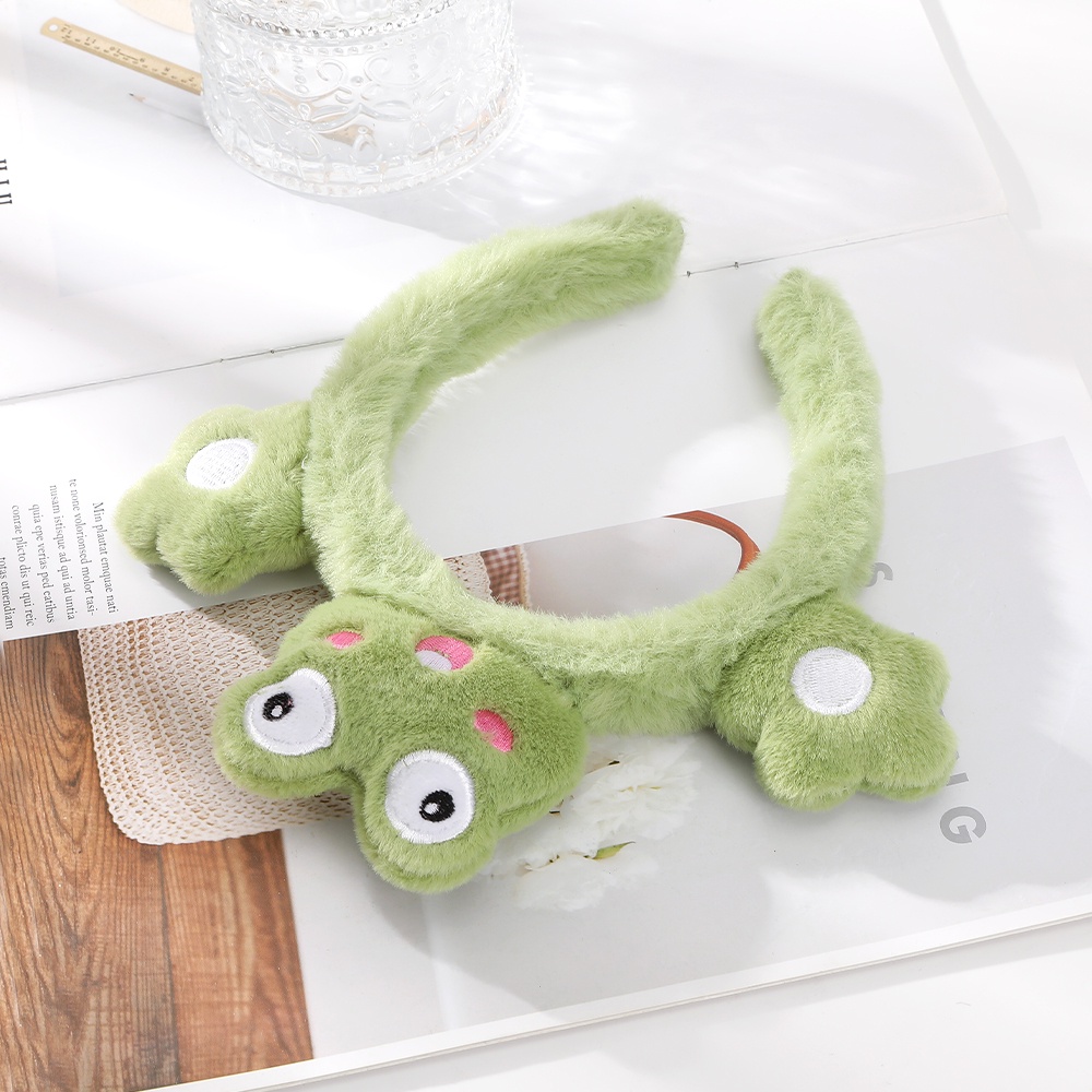 Băng đô cài tóc rửa mặt Hình Ếch Hoạt Hình Dễ Thương CHLINS