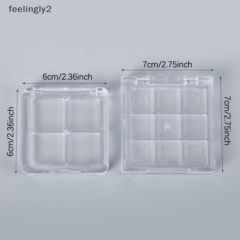 Hộp Rỗng Đựng Phụ Kiện Trang Trí Móng Nghệ Thuật 4 / 9 Ngăn