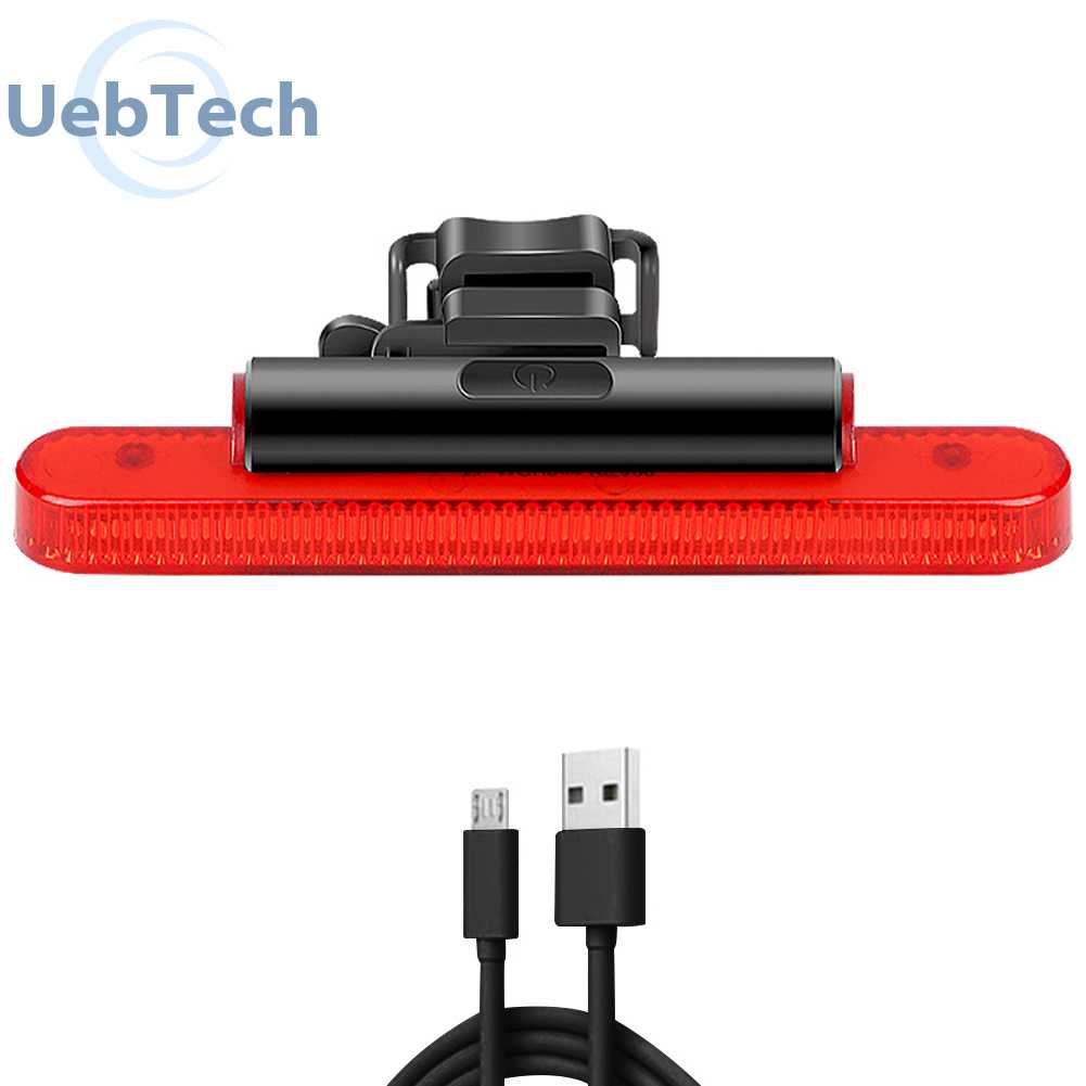 Đèn Đuôi Xe Đạp 4 Chế Độ Sáng 90LM Kết Nối USB