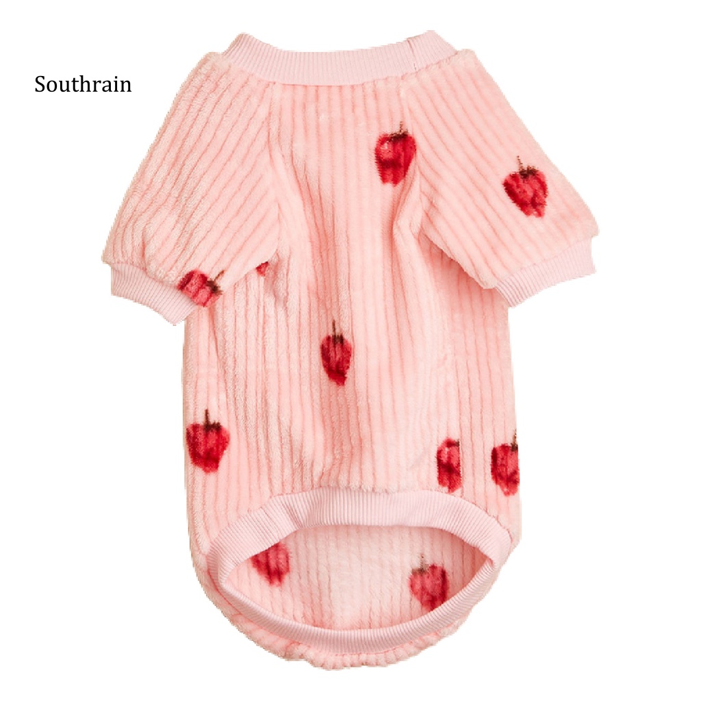 Áo Khoác Polyester In Họa Tiết Hoạt Hình Chống Mài Mòn Thời Trang Thu Đông Cho Thú Cưng
