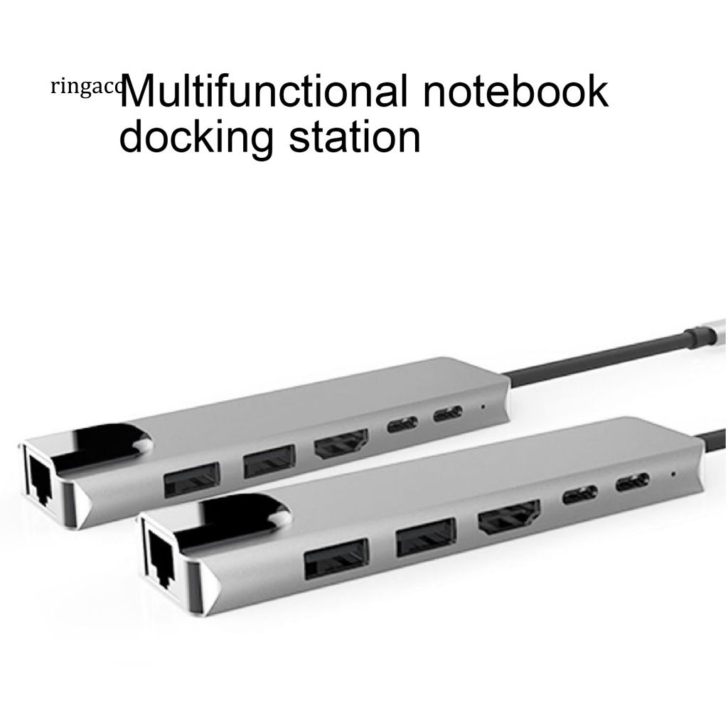 Bộ Chia Cổng Sạc USB 3.0 Hub Type-C Sang PD 6 Trong 1 Đa Năng