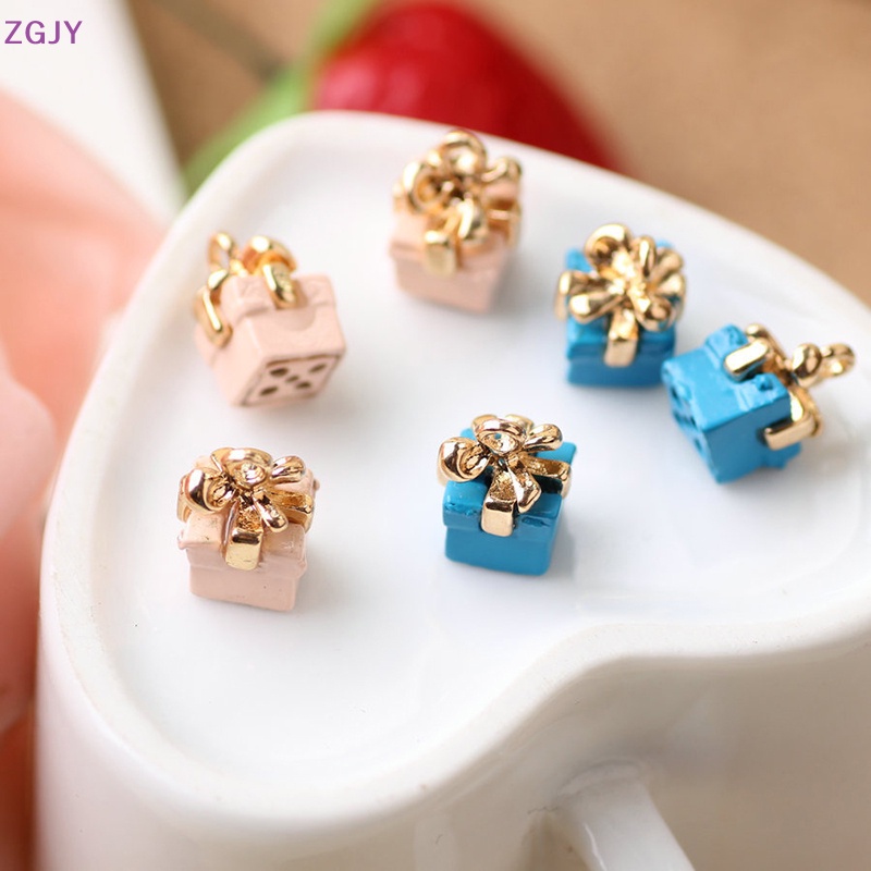 Hộp Quà Giáng Sinh Mini Bằng Kim Loại Cho Nhà Búp Bê Mới