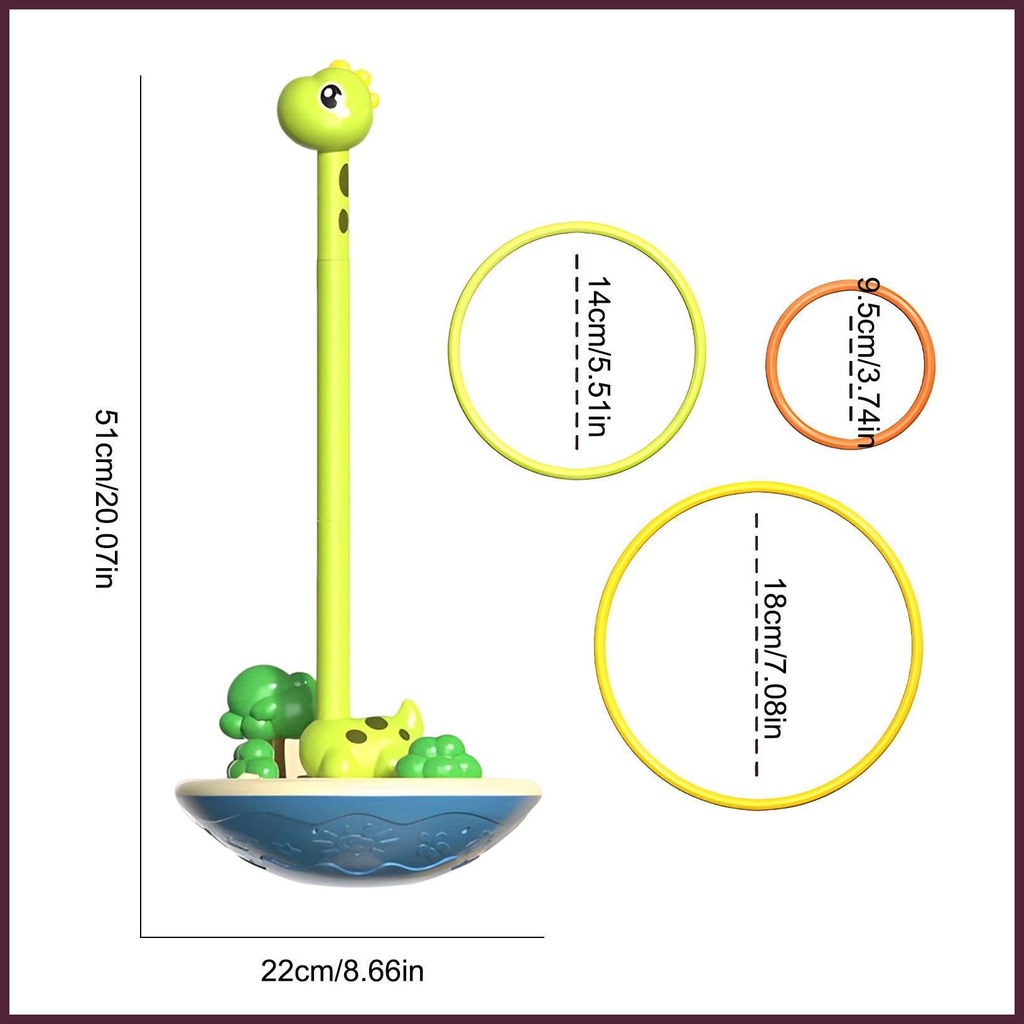 Nhẫn Hình Động Vật Đáng Yêu Với 9 Vòng Khung Gầm Có Khảm Đá Trang Trí Trong Nhà / Ngoài Trời / Tiệc Halloween