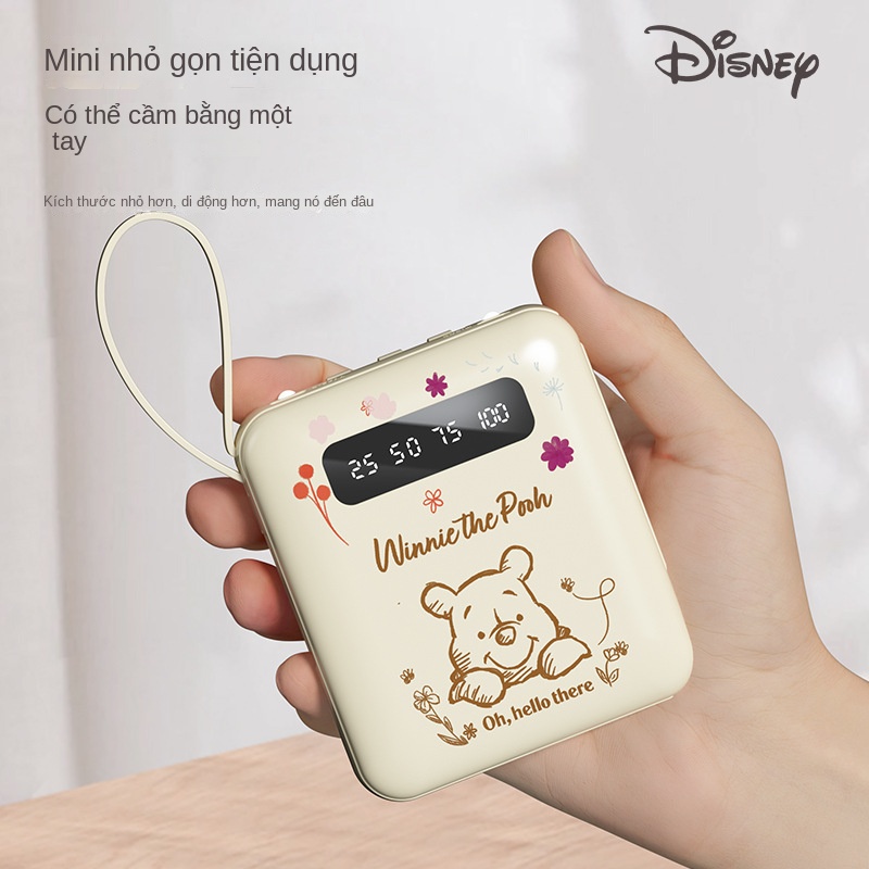 Pin Sạc Dự Phòng Disney 10,000mAh Siêu Mỏng Sức Chứa Lớn