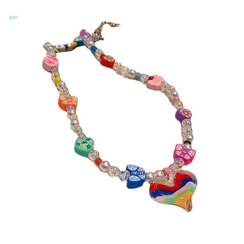 Vòng Cổ Choker Mặt Hình Trái Tim Ngọt Ngào Thanh Lịch Cho Nữ