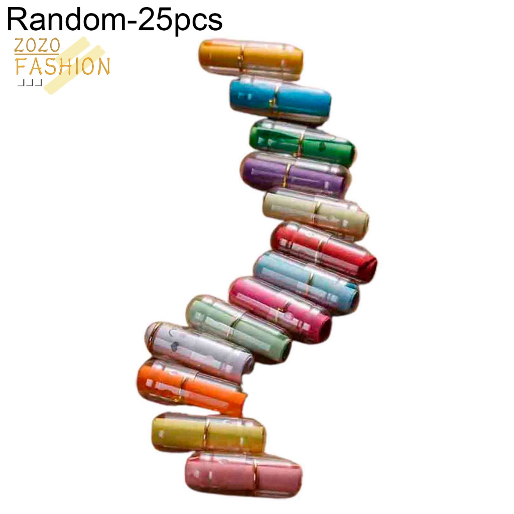 Bộ 25 Lọ Điều Ước Trong Suốt Họa Tiết Viên Thuốc Độc Đáo