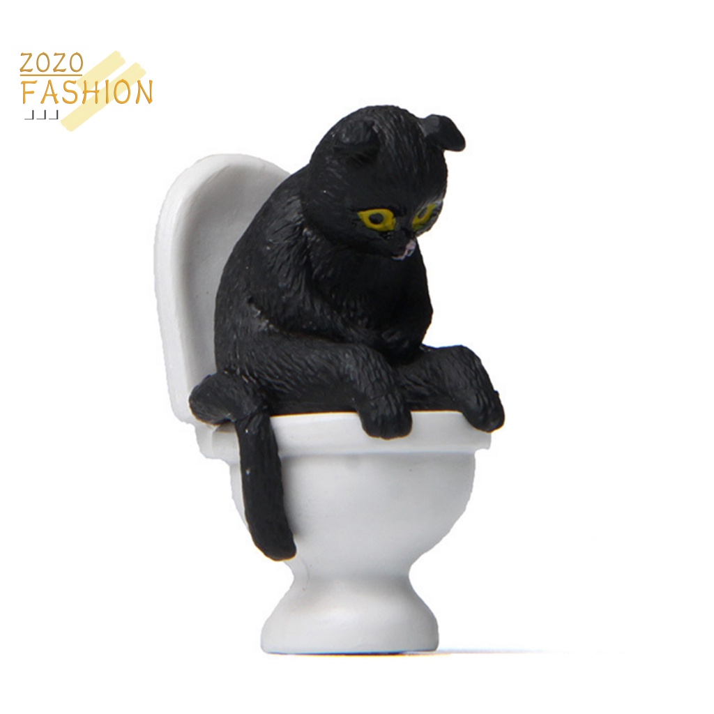 Mô Hình Chú Mèo Mini Dùng Trang Trí Bánh Kem Dễ Thương