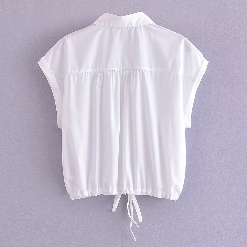 Hàng Mới Về Áo Sơ Mi Lụa Đính Nơ Phong Cách Âu Mỹ Thời Trang Mùa Hè 2023 w09 68161