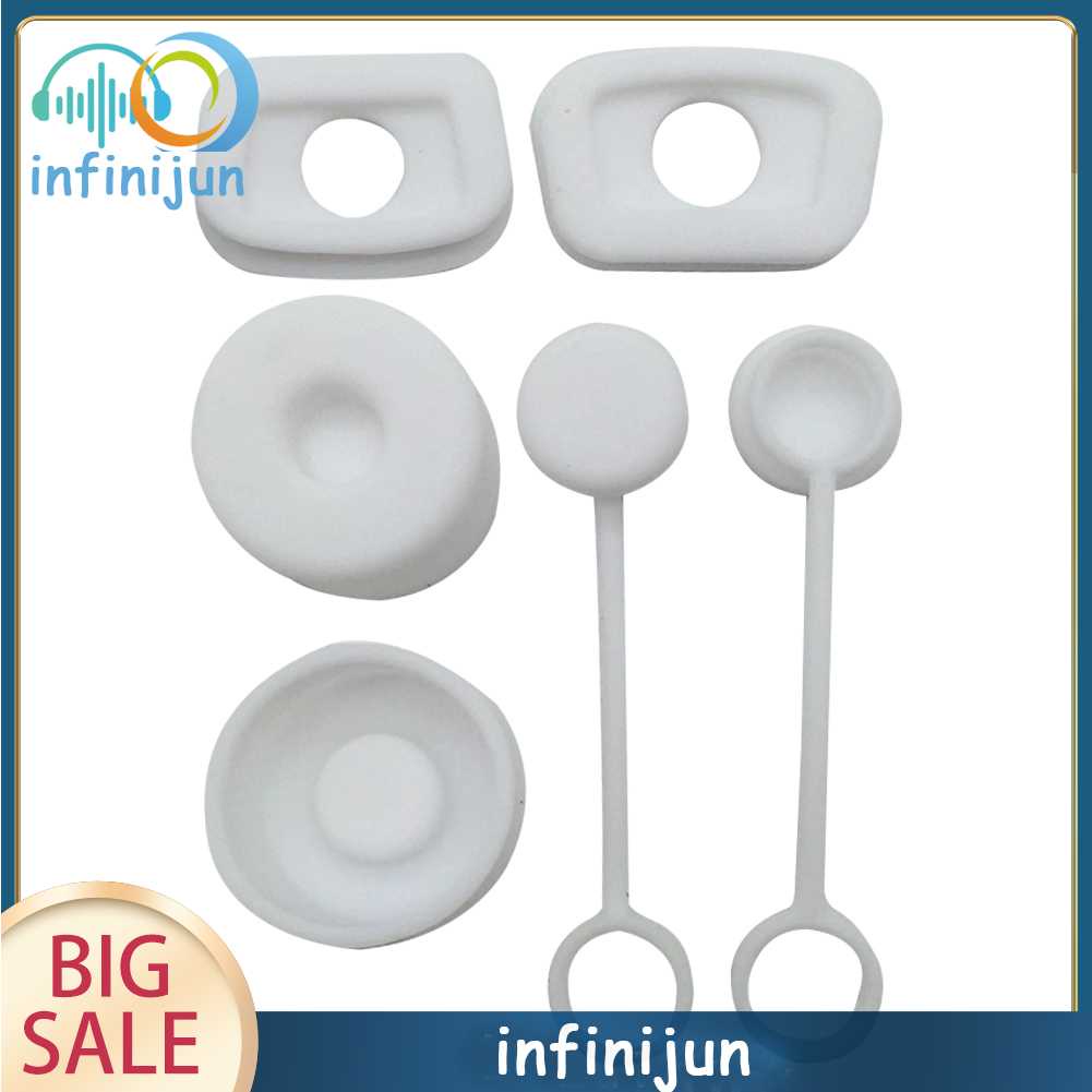 Bộ 6 Nắp Đậy Cốc Nước Bằng Silicone Chống Tràn Tiện Dụng