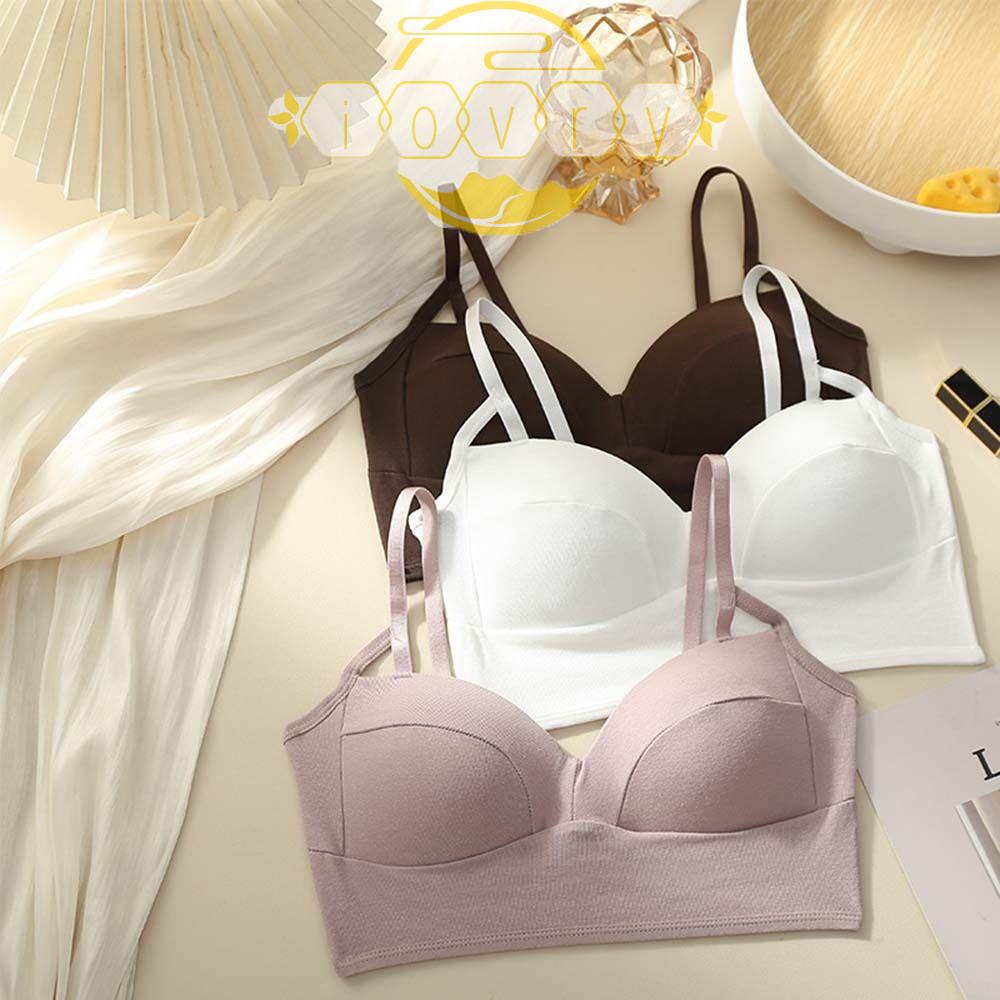 Áo Bra Ống Nâng Ngực Có Mút Không Gọng Màu Ngà Thời Trang Cho Nữ