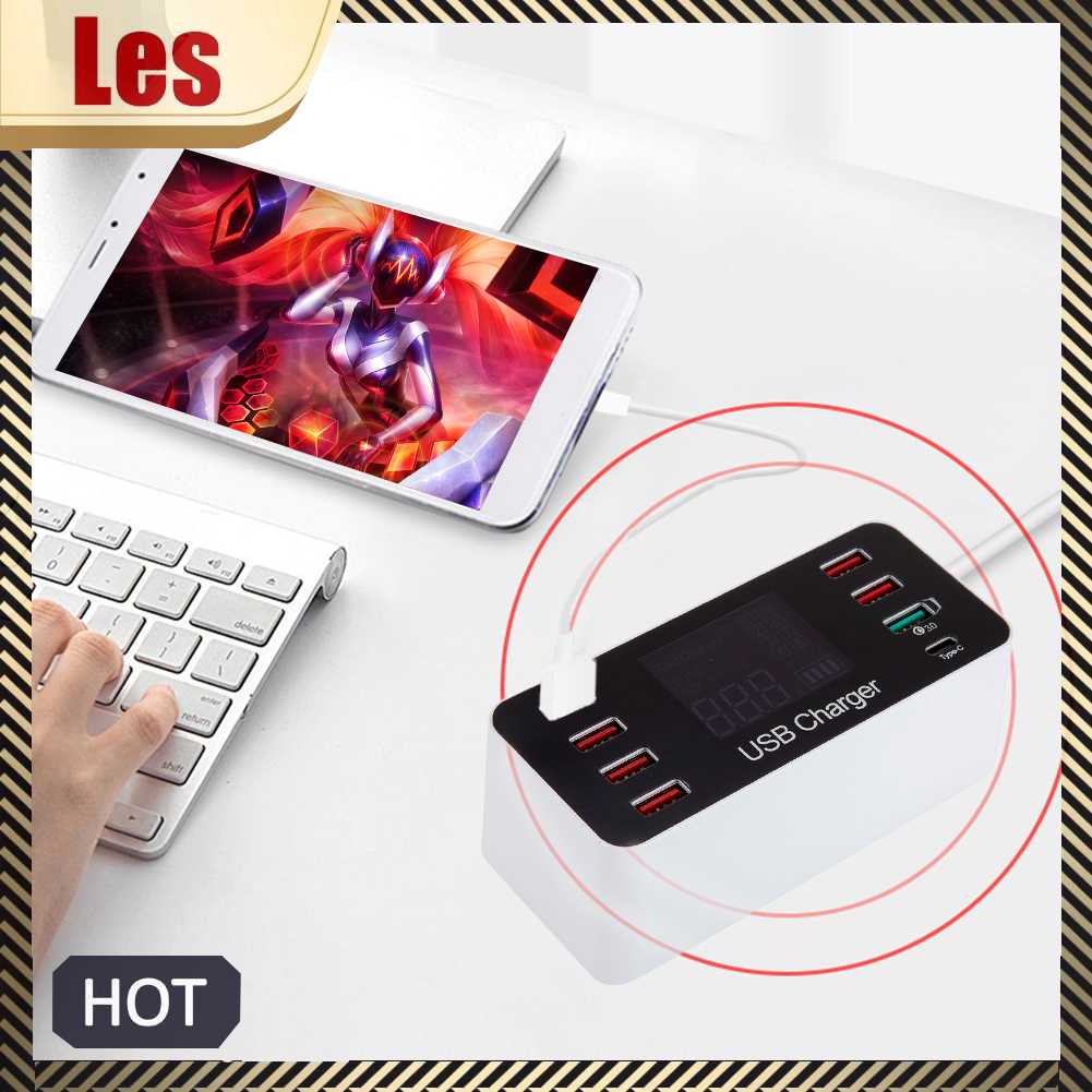 Bộ SạC ĐiệN ThoạI 40W NhiềU CổNg USB TiệN DụNg