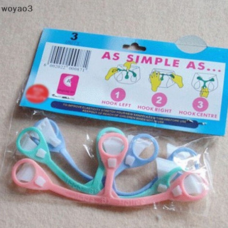 Set 1 / 3 Kẹp Cố Định Tã Em Bé Tiện Dụng