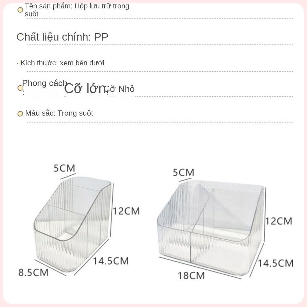 Kệ Mỹ Phẩm Nhựa,Kệ đựng mĩ phẩm,khay đựng đồ trang điểm,Kệ Đựng Cọ Trang Điểm Trong Suốt Để Bàn Tiện Lợi