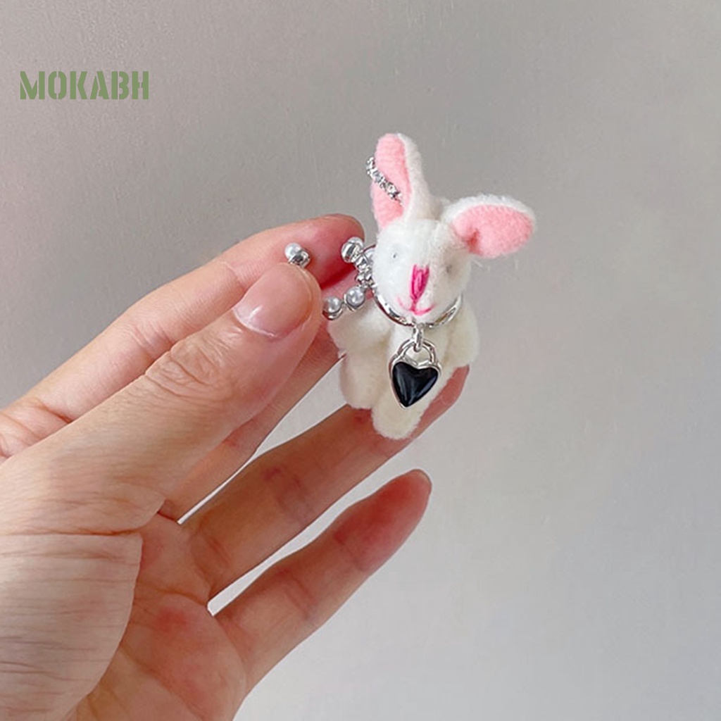 [Mới] 1 Khuyên Tai Kẹp Tai Thỏ Bông Màu Trắng Thời Trang Công Sở Đẹp Mắt Bắt Mắt Thích Hợp Làm Quà Tặng Cho Bạn Gái