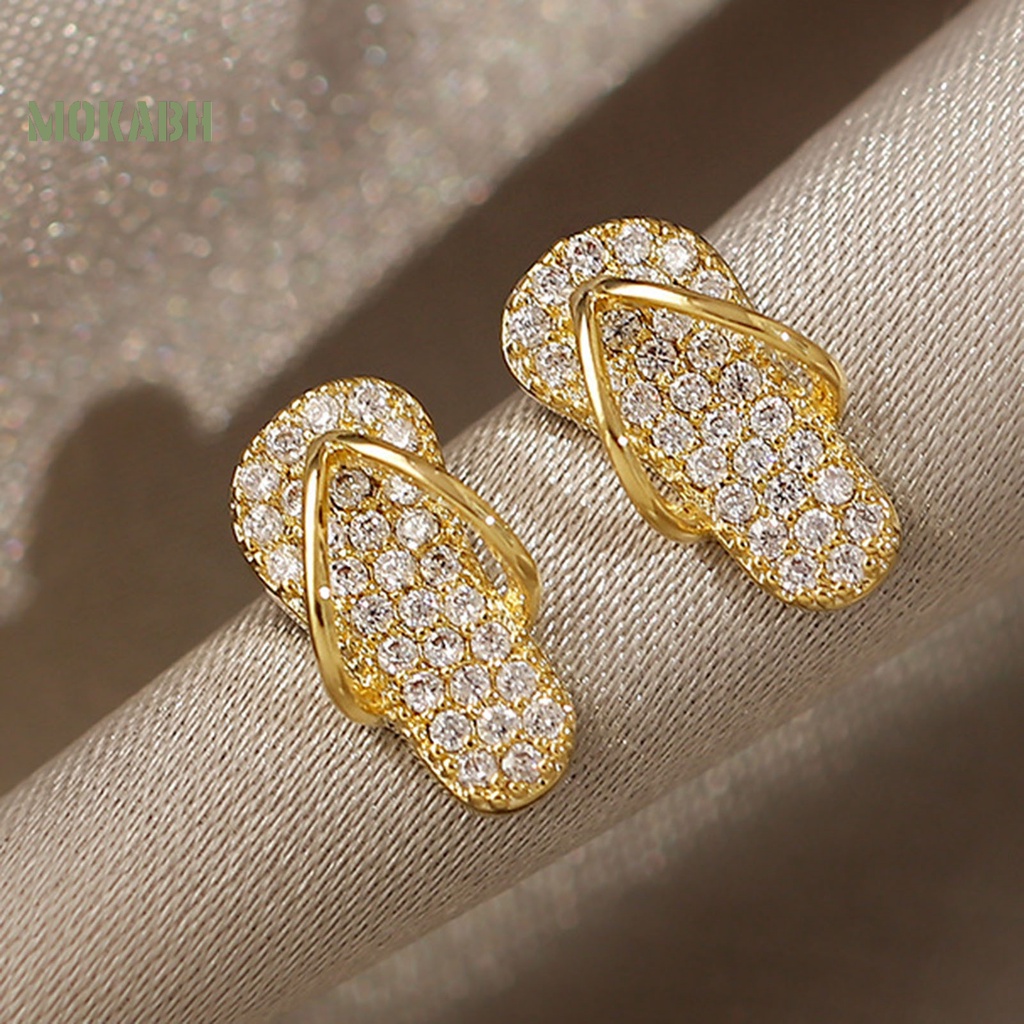 Bông Tai Hợp Kim Hình Dép Dễ Thương Sáng Tạo Cho Nữ