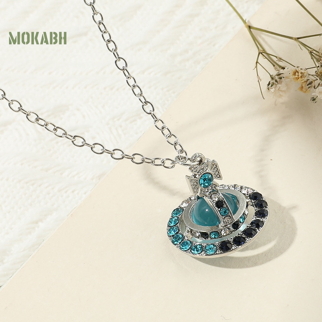 [Mới] Vòng cổ Mặt Hình Hành Tinh Đính Đá Zircon Giả Cao Cấp Cá Tính Dành Cho Nữ