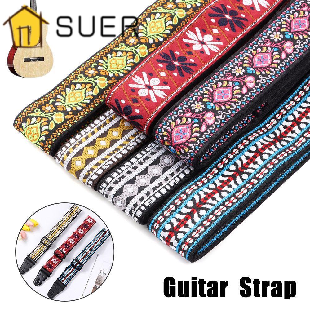 Dây Đeo Đàn Guitar Thêu Thủ Công Cho Trẻ Em Và Người Lớn