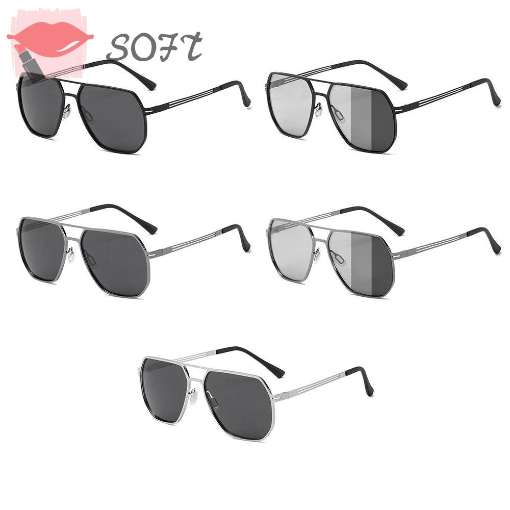 Kính Mát Phân Cực Chống Lóa Bằng Kim Loại Cho Nam