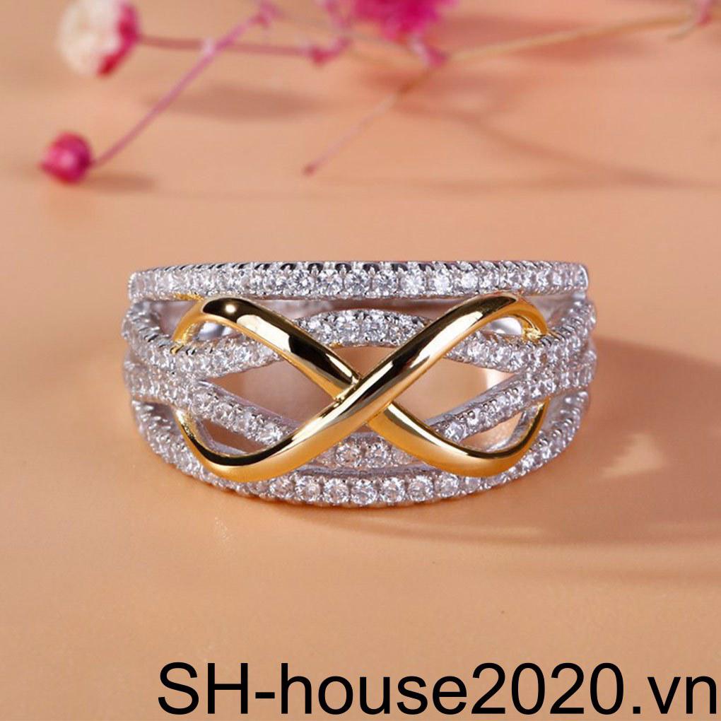 Vòng cổ Mặt Nhẫn Pha Lê Thời Trang Cho Nữ