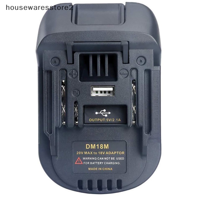 Bộ Chuyển Đổi USB 20V DEWALT DCB200 Milwaukee M18 Sang Makita 18V