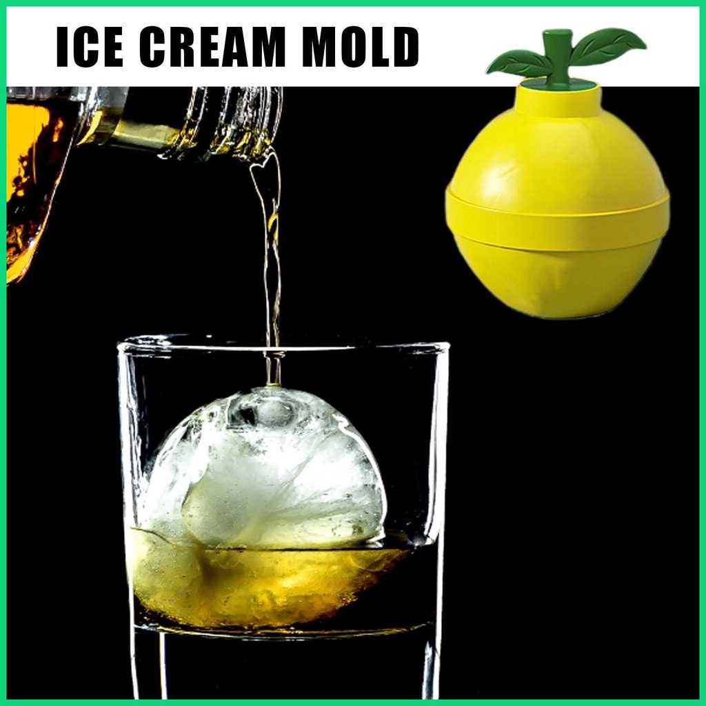 Khuôn Làm Đá Hình Cầu Bằng Silicone DIY Dễ Tháo Gỡ