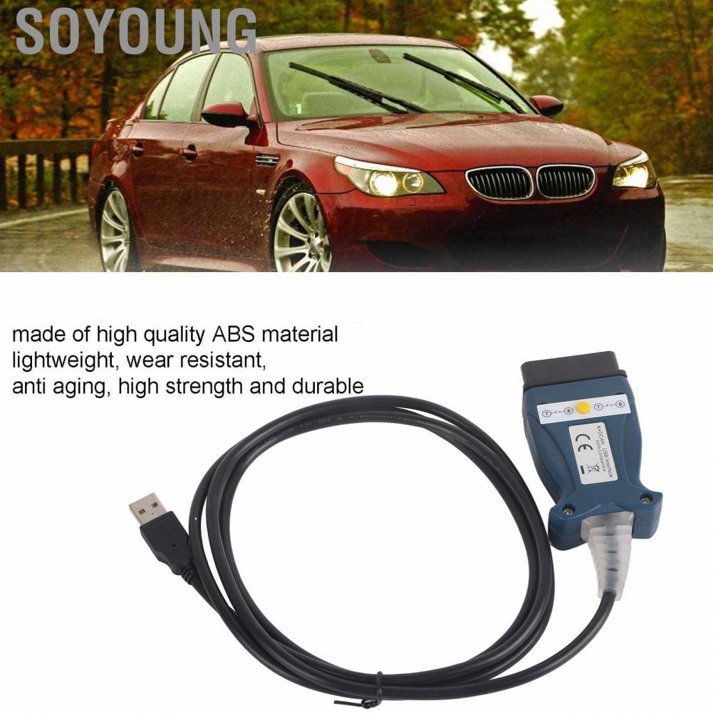 Soyoung OBD2  Cable Professional USB Interface Diagnostic for K DCAN Replacement BMW E60 E61 E83 E81 E87 E90 New