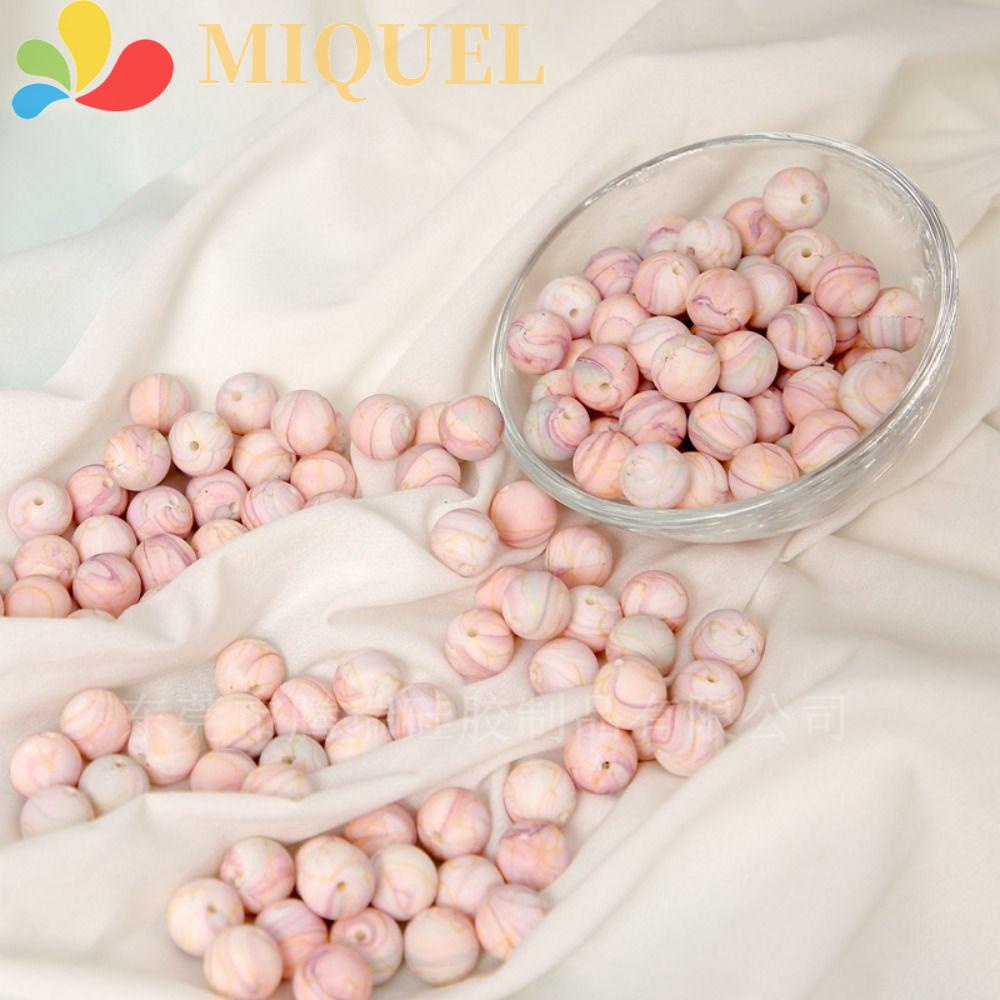 Chuỗi Hạt Tròn Đồ Chơi Bằng Silicone DIY Dành Cho Trẻ Em