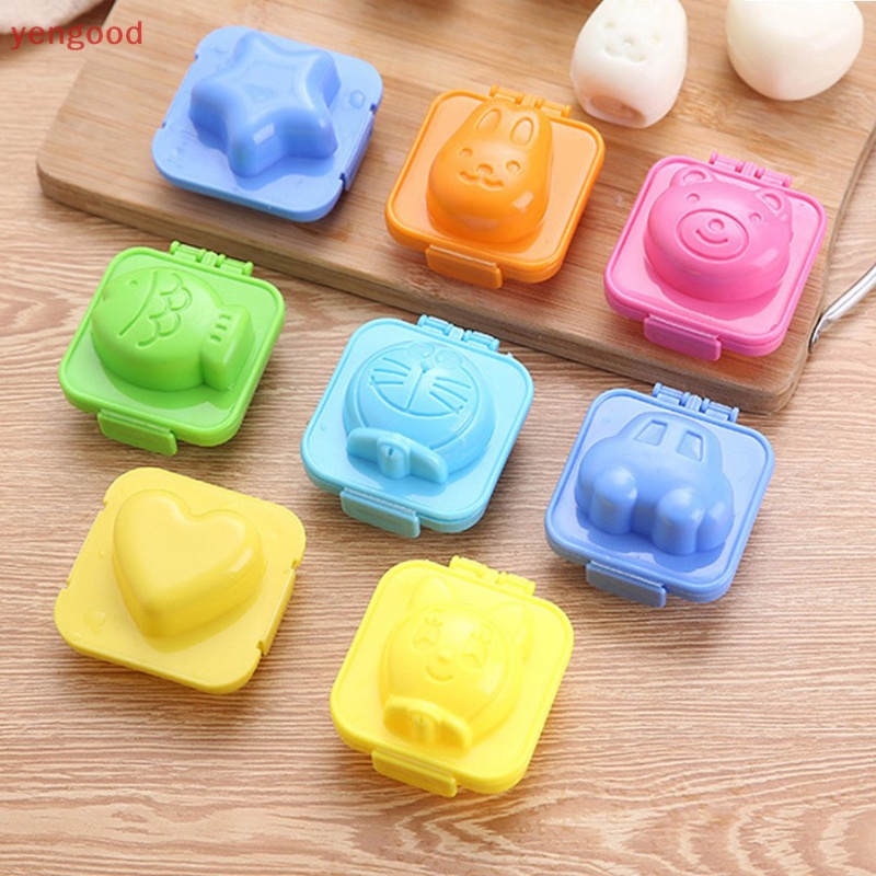 Set 8 Khuôn Làm Cơm Trứng Hình Động Vật 3D Dễ Thương