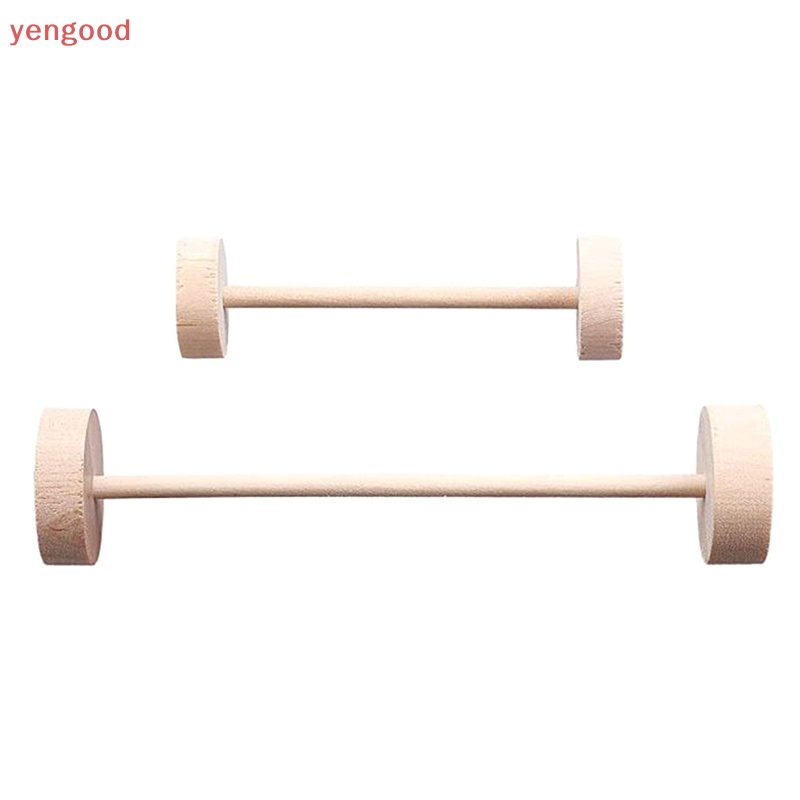 1 Bộ Bánh Xe Bằng Gỗ Có Lỗ 0.2 inch Cho Mô Hình Xe Hơi Đồ Chơi DIY