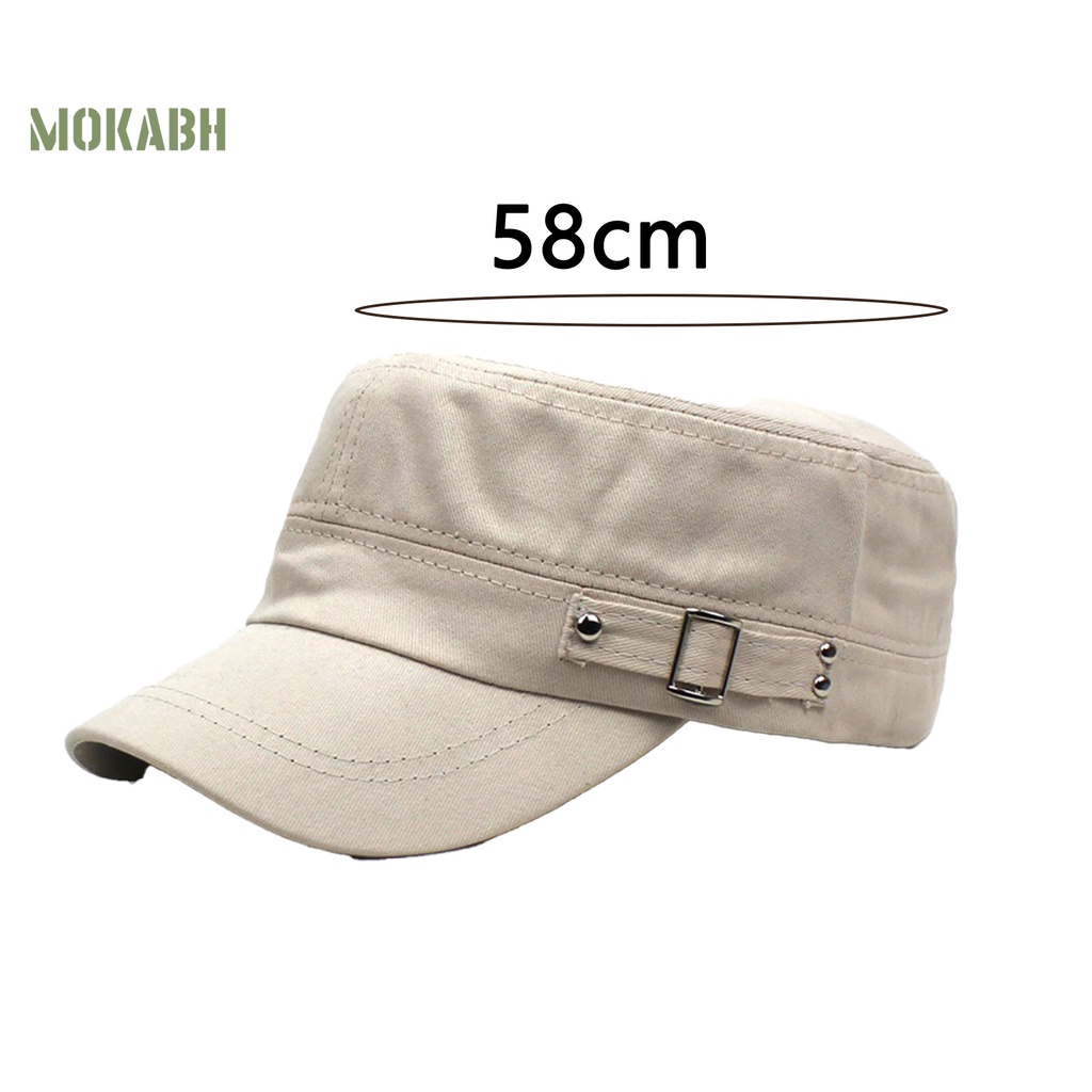 Mũ Lưỡi Trai Màu Trơn Thoáng Khí Thời Trang Mùa Hè Cho Nam